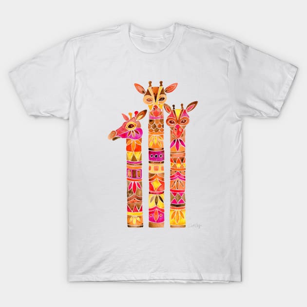 giraffe firey T-Shirt by CatCoq